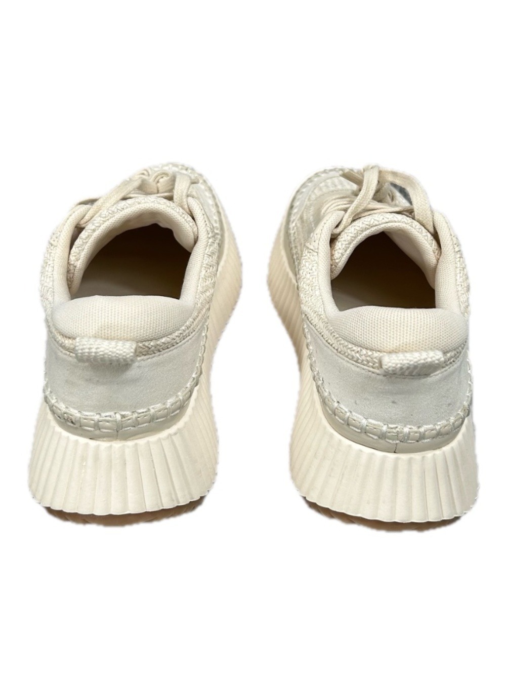 Dolce Vita Denae White Knit Platform Sneakers Size 7.5 - Picture 6 of 12